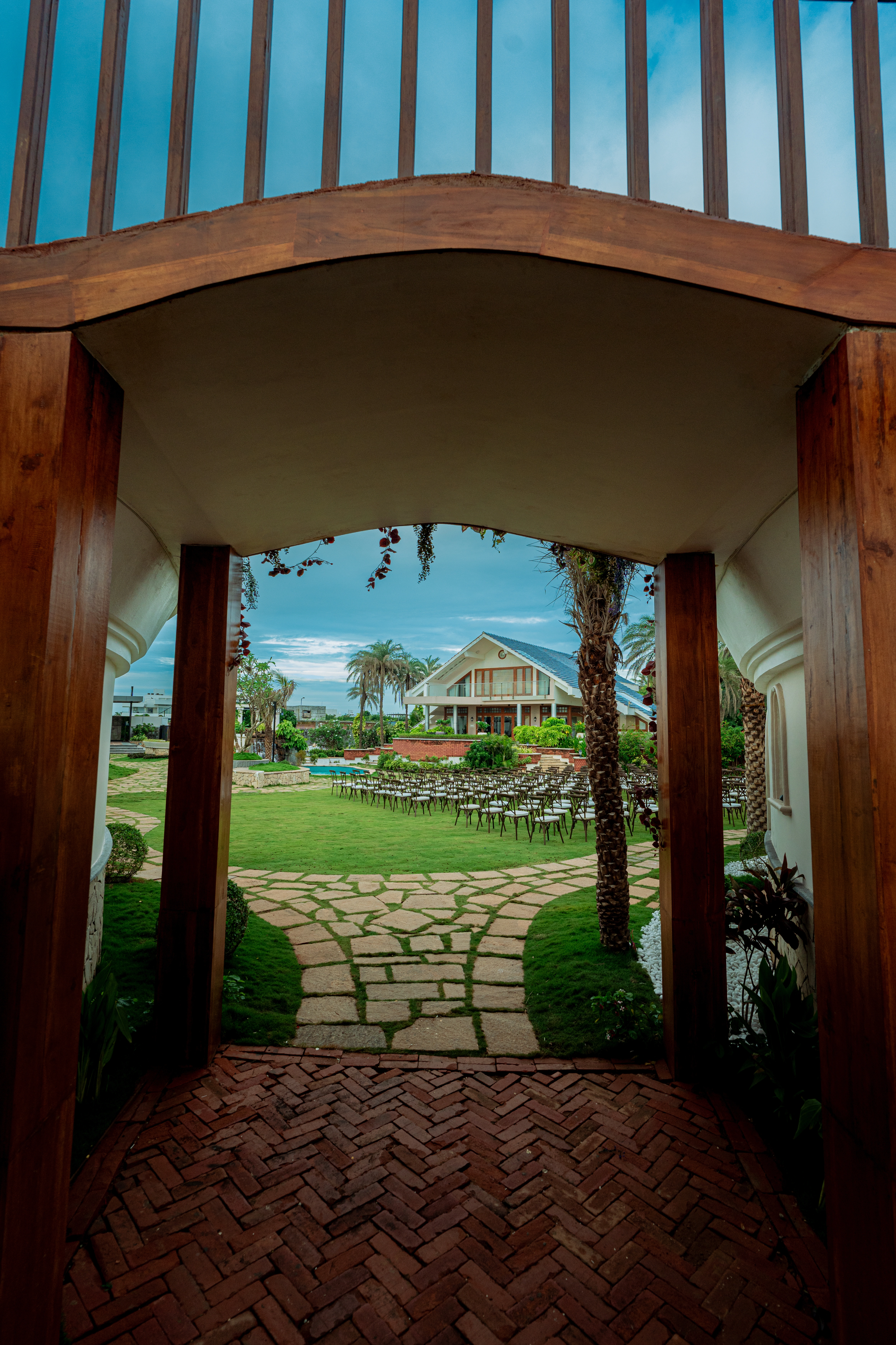 Outdoor wedding venue in ecr