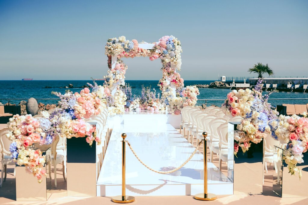 Destination wedding at the bluehouse ecr